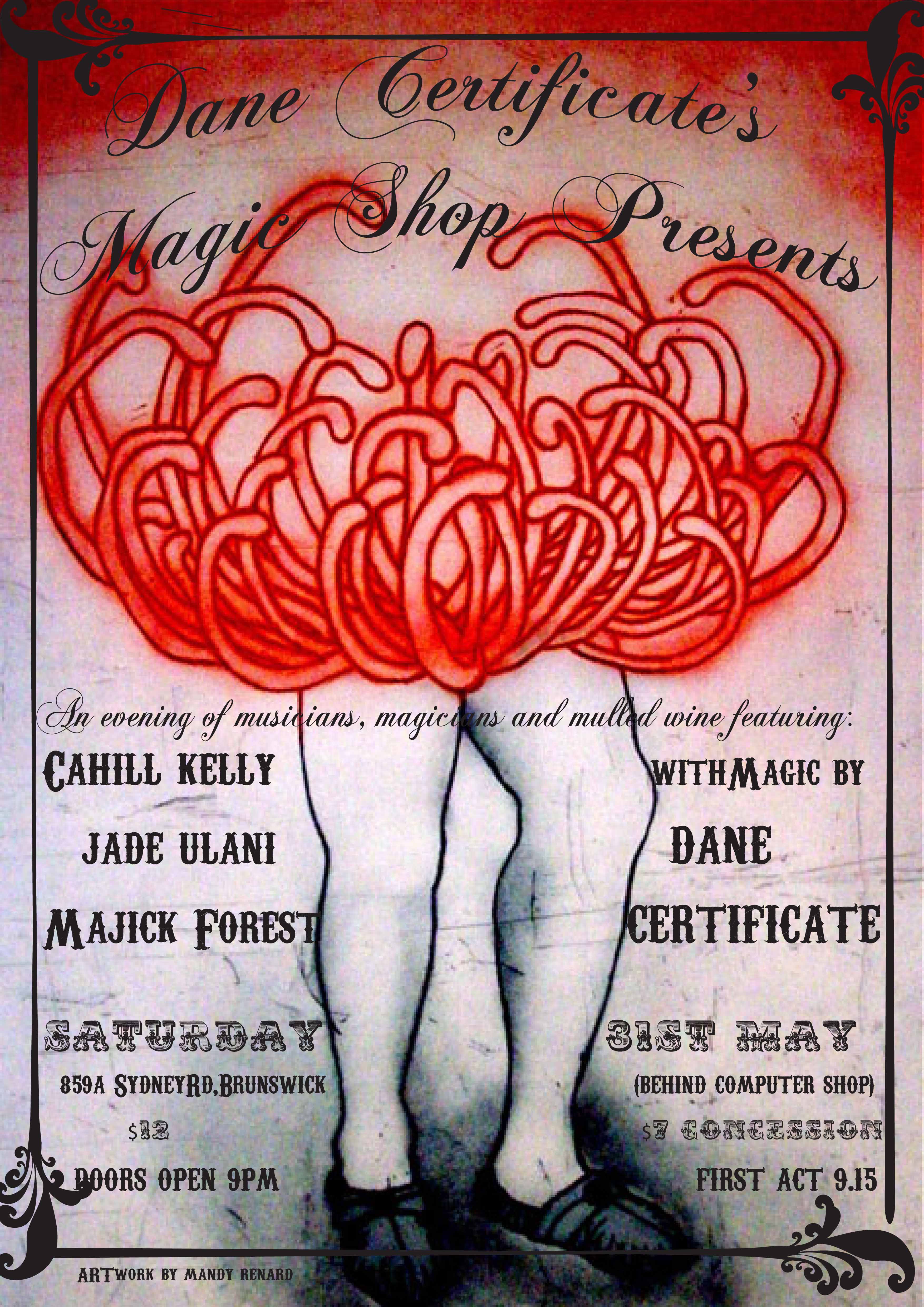 Dane Certificate's Magic Show Presents right date- copy